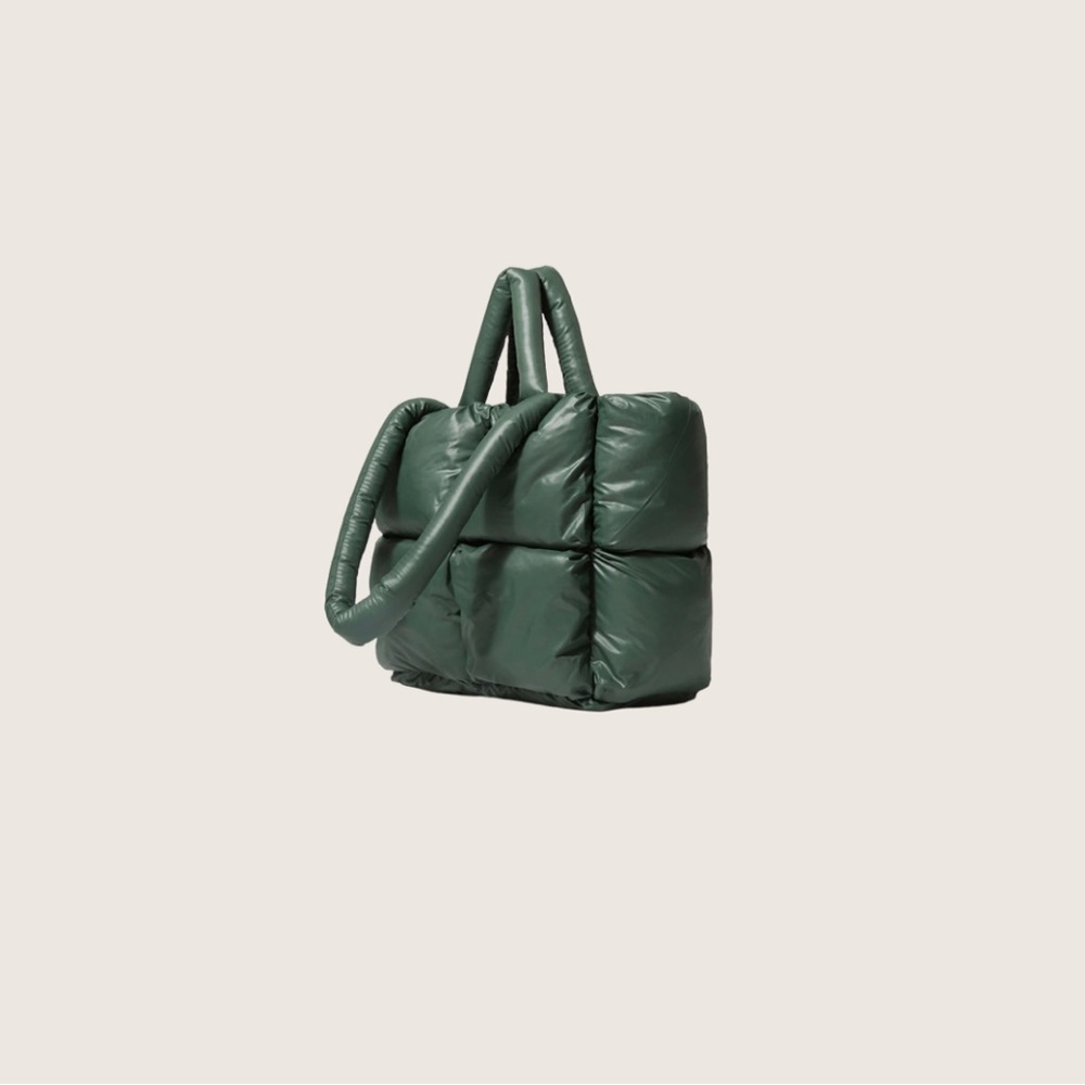 Anomaly Finds Puffer Tote | Green